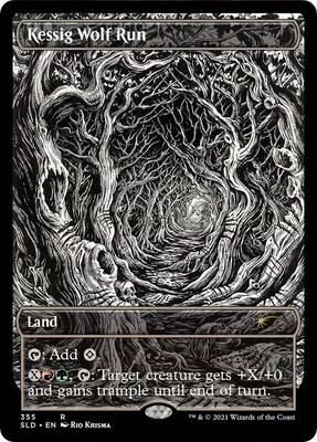 Kessig Wolf Run card from Secret Lair Drop Series