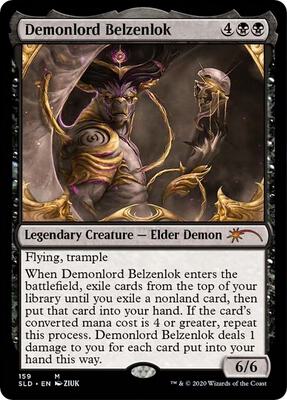 Demonlord Belzenlok card from Secret Lair Drop Series
