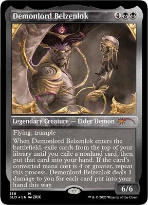 Demonlord Belzenlok (Foil Etched) card from Secret Lair Drop Series