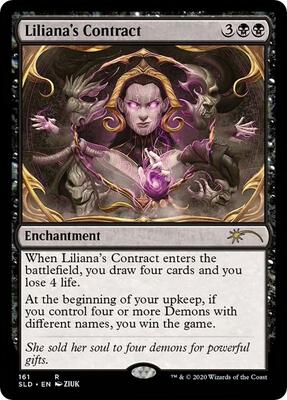 Liliana's Contract (161) card from Secret Lair Drop Series