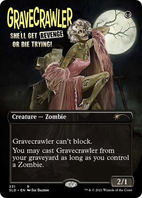Gravecrawler card from Secret Lair Drop Series