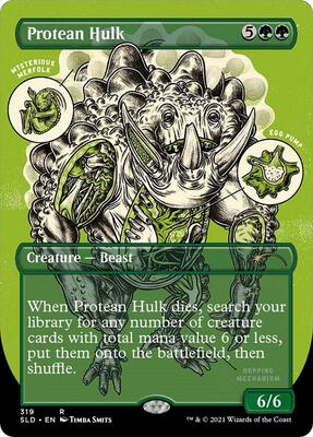 Protean Hulk card from Secret Lair Drop Series