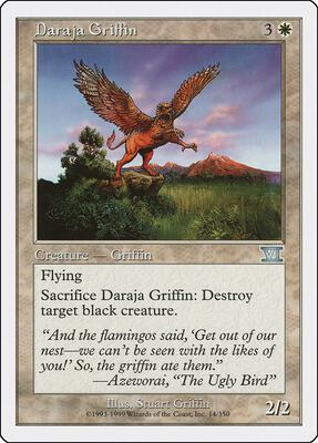 Daraja Griffin card from Classic Sixth Edition