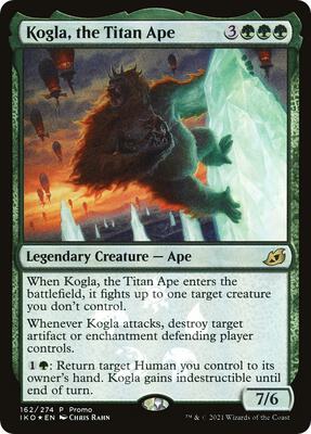 Kogla, the Titan Ape card from Media Promos
