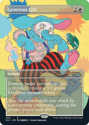 Generous Gift (369) card from Secret Lair Drop Series