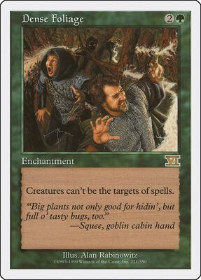 Dense Foliage card from Classic Sixth Edition