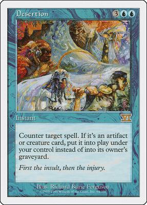 Desertion card from Classic Sixth Edition