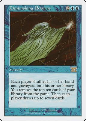 Diminishing Returns card from Classic Sixth Edition