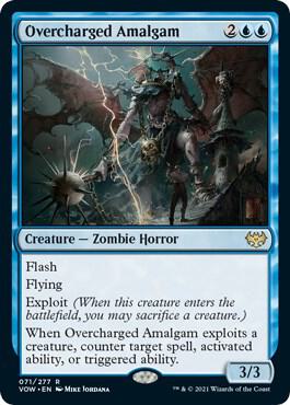 Overcharged Amalgam card from Innistrad: Crimson Vow