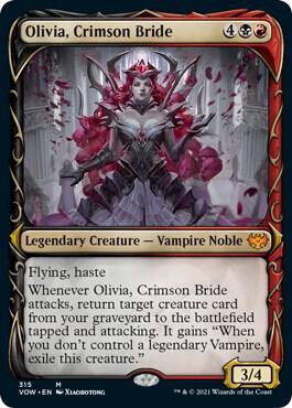Olivia, Crimson Bride (Showcase) card from Innistrad: Crimson Vow