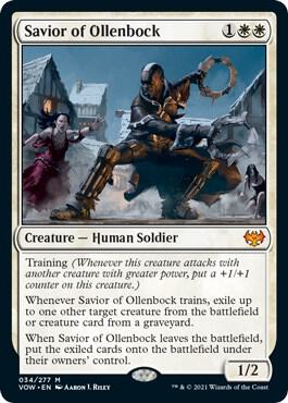 Savior of Ollenbock card from Innistrad: Crimson Vow