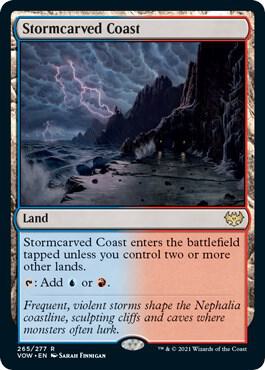 Stormcarved Coast card from Innistrad: Crimson Vow