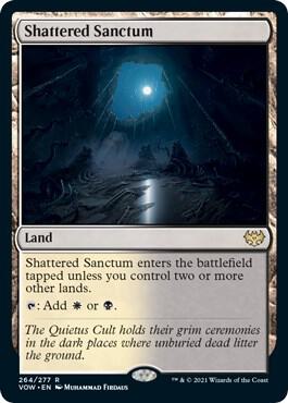 Shattered Sanctum card from Innistrad: Crimson Vow