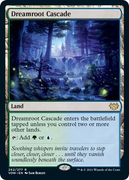 Dreamroot Cascade card from Innistrad: Crimson Vow