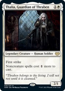 Thalia, Guardian of Thraben card from Innistrad: Crimson Vow