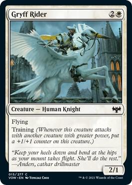 Gryff Rider card from Innistrad: Crimson Vow