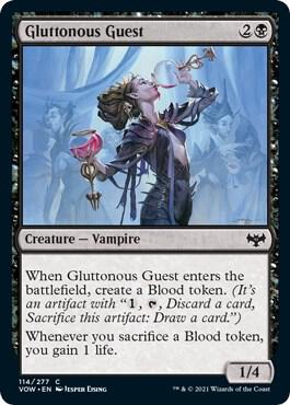 Gluttonous Guest card from Innistrad: Crimson Vow