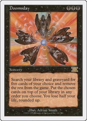 Doomsday card from Classic Sixth Edition