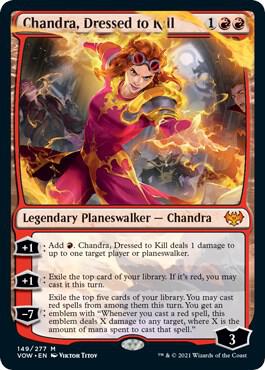 Chandra, Dressed to Kill card from Innistrad: Crimson Vow