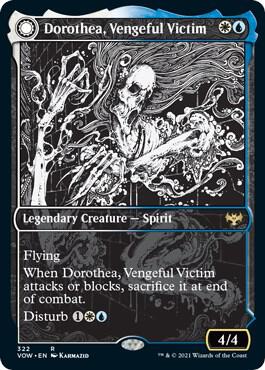 Dorothea, Vengeful Victim (Showcase) card from Innistrad: Crimson Vow