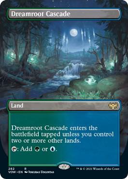 Dreamroot Cascade (Borderless) card from Innistrad: Crimson Vow