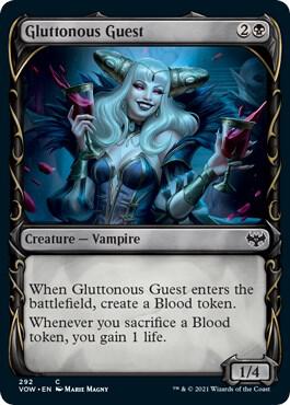 Gluttonous Guest (Showcase) card from Innistrad: Crimson Vow