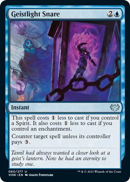 Geistlight Snare card from Innistrad: Crimson Vow