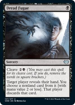 Dread Fugue card from Innistrad: Crimson Vow