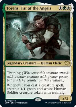 Torens, Fist of the Angels card from Innistrad: Crimson Vow