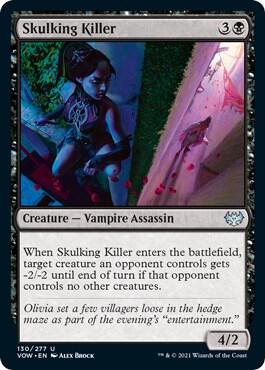 Skulking Killer card from Innistrad: Crimson Vow