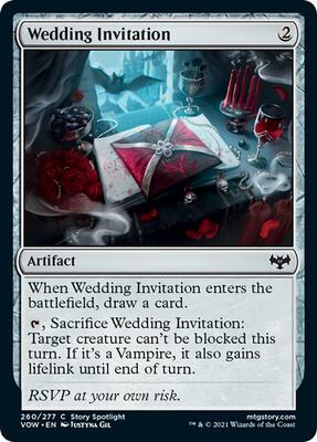 Wedding Invitation card from Innistrad: Crimson Vow