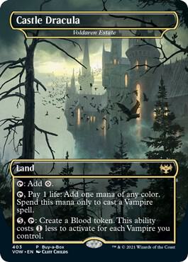 Castle Dracula - Voldaren Estate card from Buy-A-Box Promos