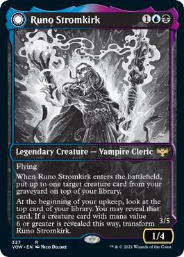 Runo Stromkirk (Showcase) (327) card from Innistrad: Crimson Vow