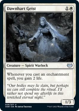 Dawnhart Geist card from Innistrad: Crimson Vow