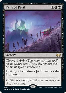 Path of Peril card from Innistrad: Crimson Vow