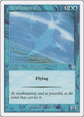 Air Elemental card from Starter 1999