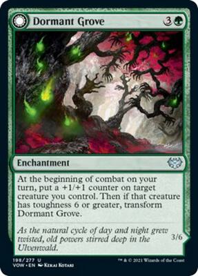 Dormant Grove card from Innistrad: Crimson Vow