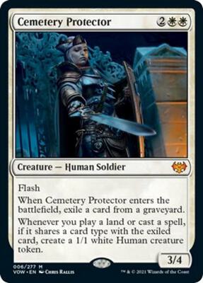 Cemetery Protector card from Innistrad: Crimson Vow