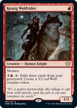 Kessig Wolfrider card from Innistrad: Crimson Vow