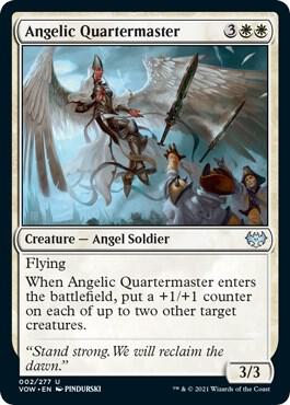 Angelic Quartermaster card from Innistrad: Crimson Vow