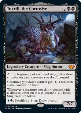 Toxrill, the Corrosive card from Innistrad: Crimson Vow