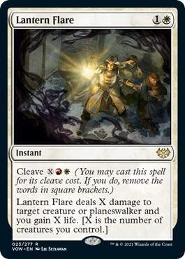 Lantern Flare card from Innistrad: Crimson Vow