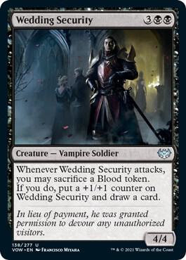 Wedding Security card from Innistrad: Crimson Vow