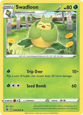 Swadloon card from SWSH08: Fusion Strike