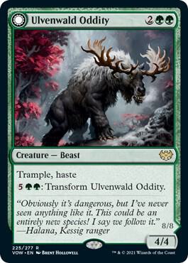 Ulvenwald Oddity card from Innistrad: Crimson Vow