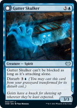 Gutter Skulker card from Innistrad: Crimson Vow