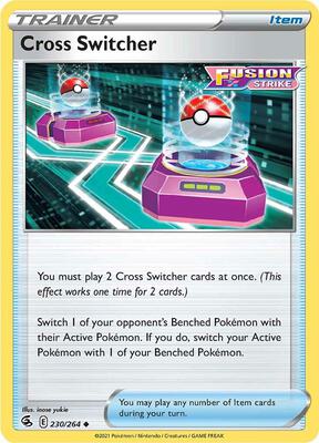 Cross Switcher card from SWSH08: Fusion Strike