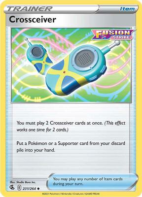 Crossceiver card from SWSH08: Fusion Strike