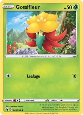 Gossifleur card from SWSH08: Fusion Strike
