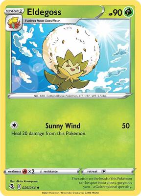 Eldegoss card from SWSH08: Fusion Strike